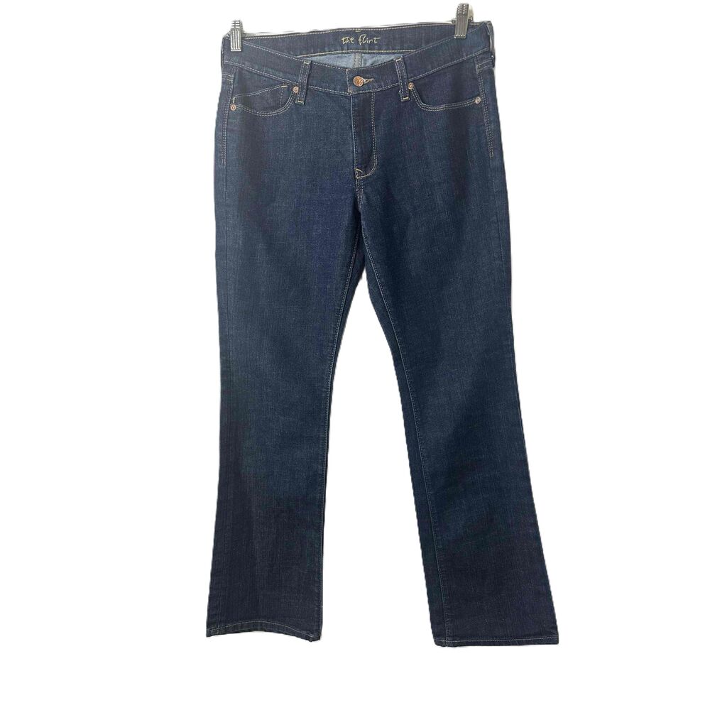 Old Navy Jeans Womens Size 8 Regular Dark Wash Bootcut 5 Pocket Design The Flirt